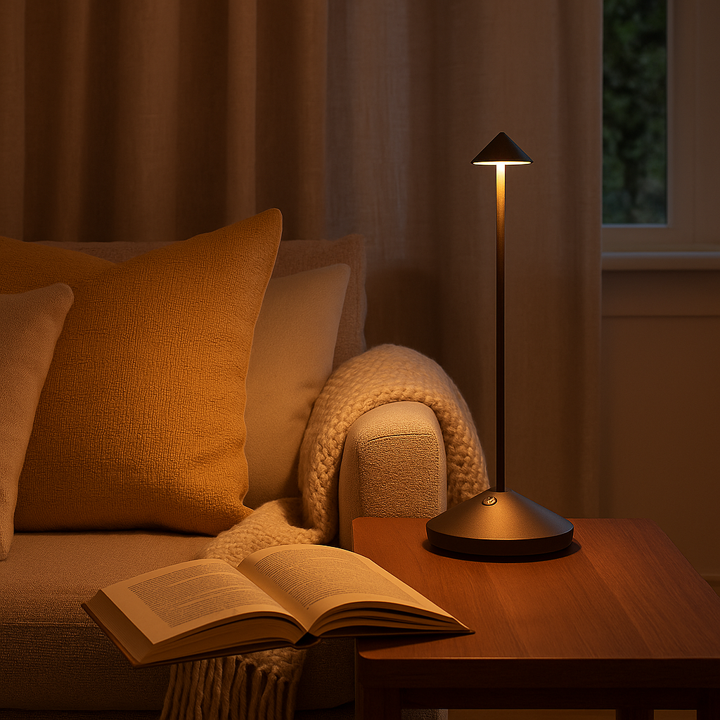 Rechargeable LED Table Lamp - Dimmable Indoor Outdoor Light