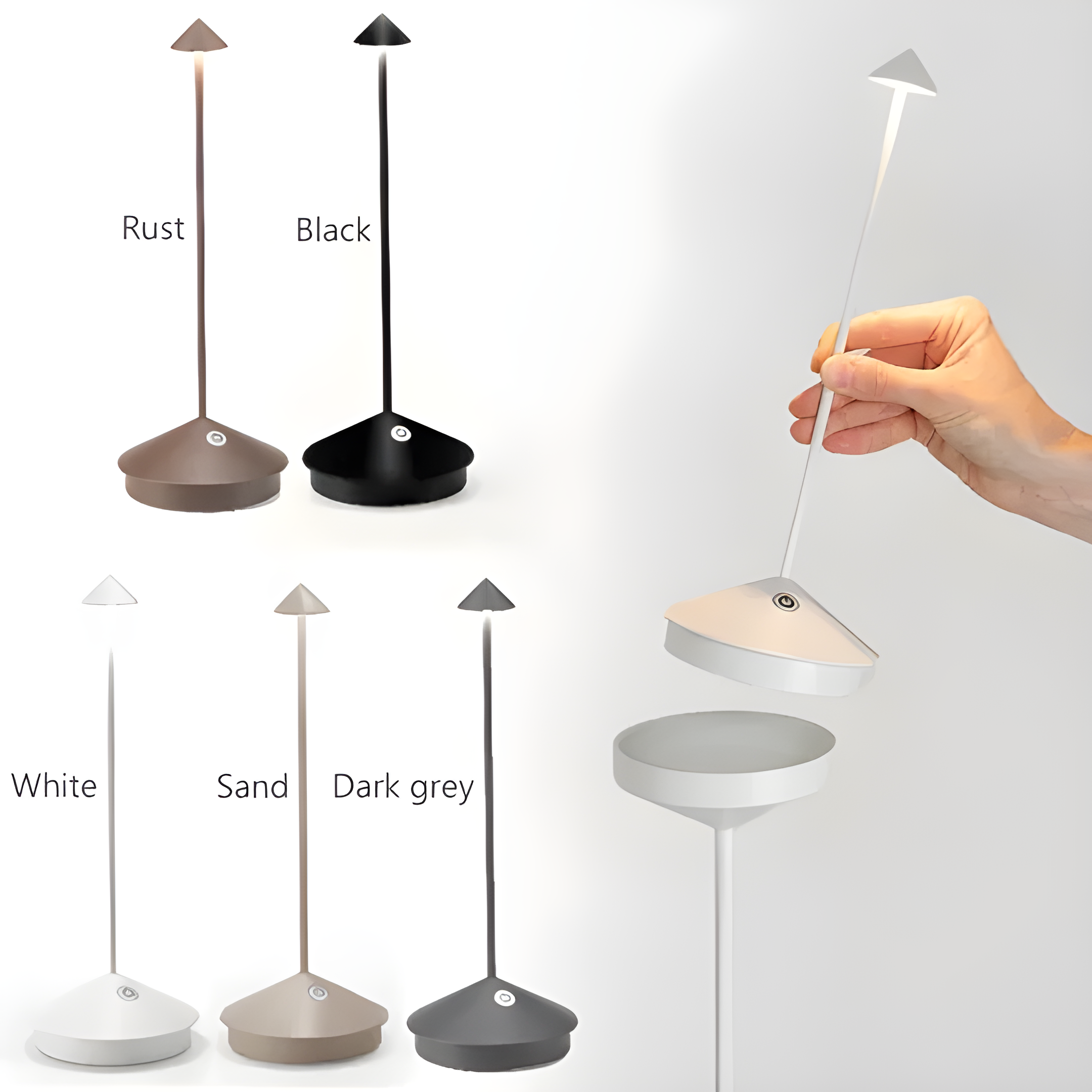 Rechargeable LED Table Lamp - Dimmable Indoor Outdoor Light