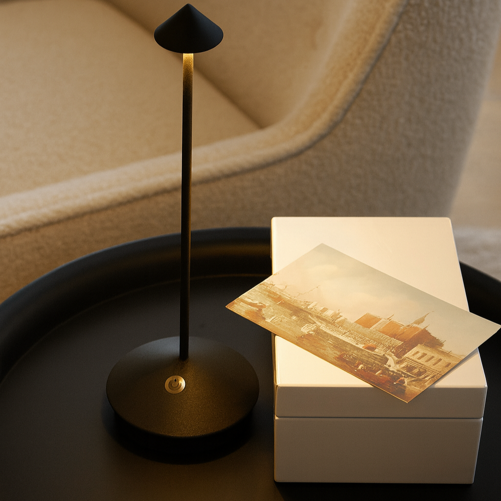 Rechargeable LED Table Lamp - Dimmable Indoor Outdoor Light
